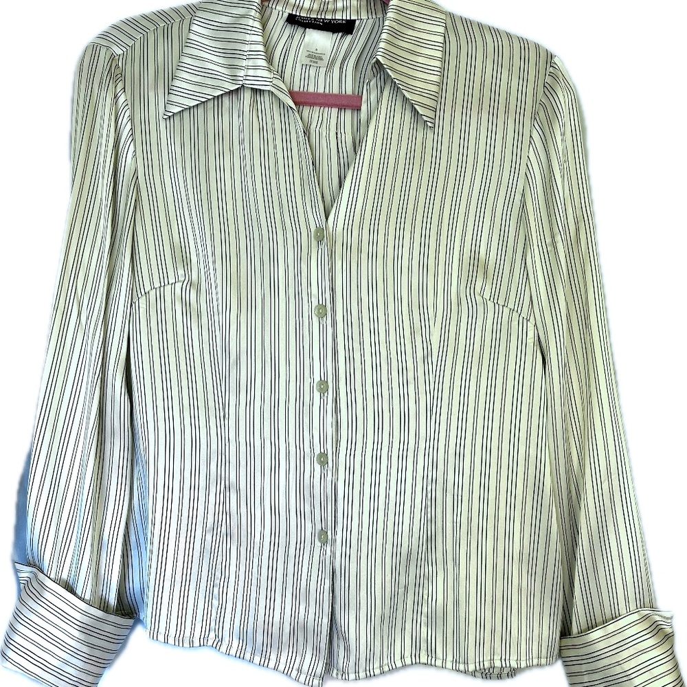 Vintage Jones New York Silk Blouse Size 8
